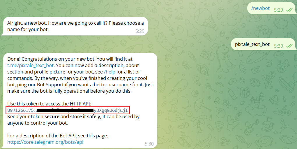 创建 Telegram 机器人